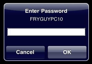 iPad password
