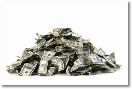 pile of cash