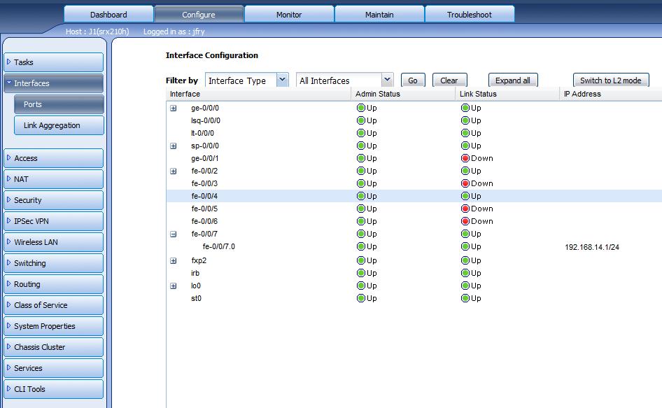 Configure