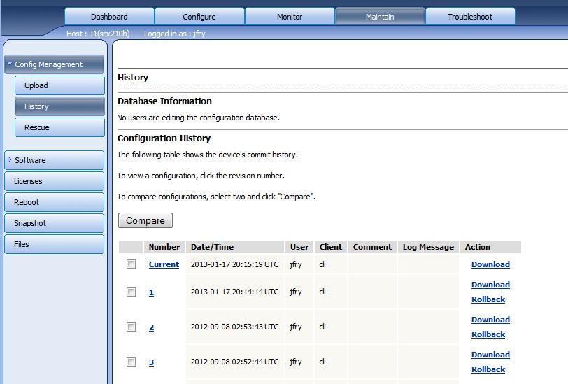 Maintainhistory